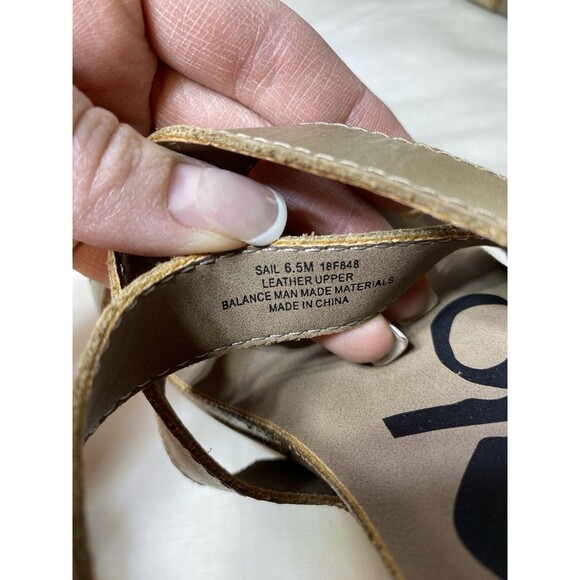 OTBT Women's Sandals Size 6.5 Pewter Brown Leather Platform Strappy "Sail" - Picture 8 of 8